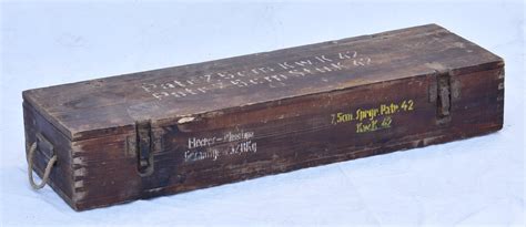 real ww2 metal ammo box for sale|ww2 wooden ammunition box.